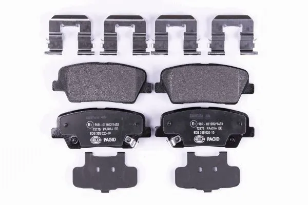 Купить 8DB355020101 HELLA Колодки тормозные задние, дисковые