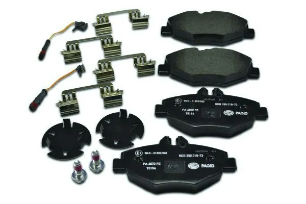Тормозные колодки HELLA 8DB355018731