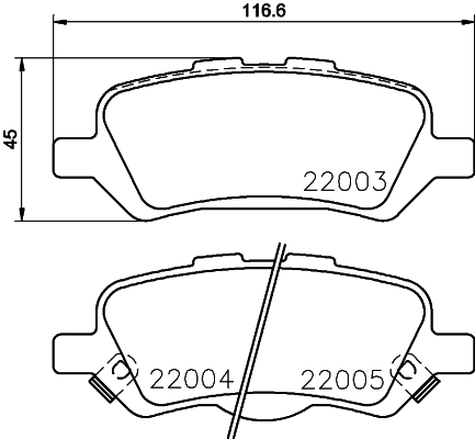 Колодки дисковые  Toyota Venza внедорожник (AGV1, GGV1) (2008 - 2017) цена, от 35.24 USD