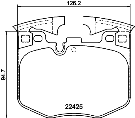 Колодки HELLA 8DB355025951 цена, от 120.36 USD