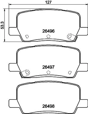 232164 Power Stop Колодки тормозные дисковые комплект
