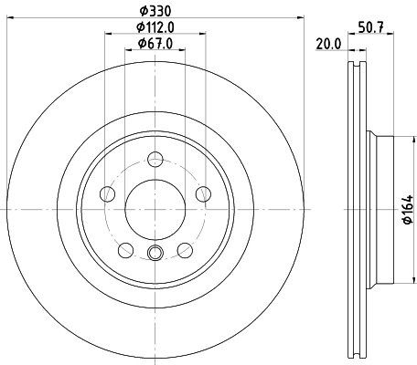 34216799371 BMW Дисковый тормоз