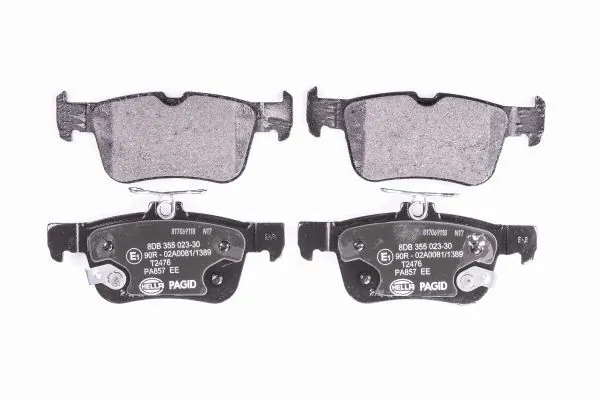 Задние дисковые колодки HELLA 8DB355023301