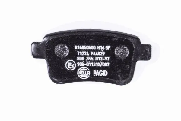 Купить 8DB355013971 HELLA Колодки тормозные задние, дисковые