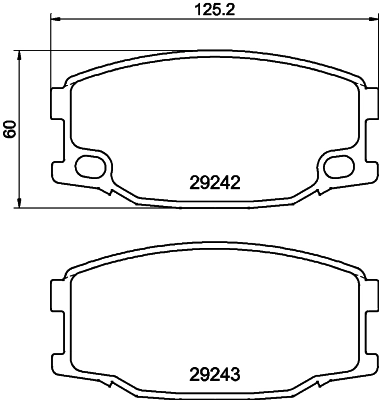 8DB355005571 HELLA Колодки передние