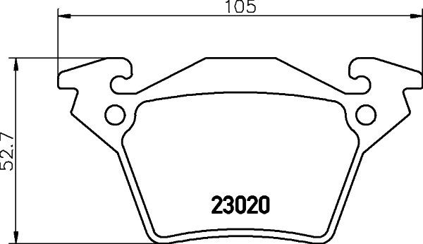 8DB355008641 HELLA Колодки тормозные дисковые комплект