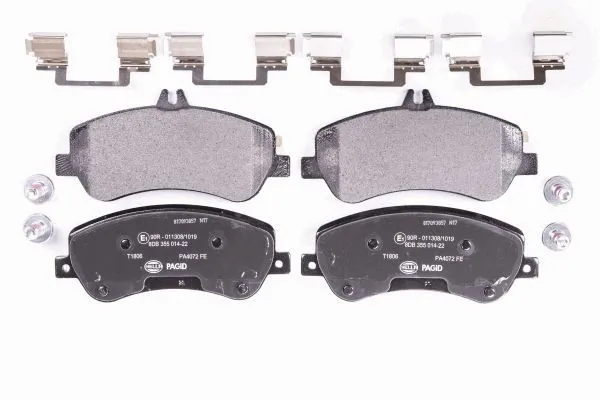 Купить 8DB355014221 HELLA Колодки тормозные