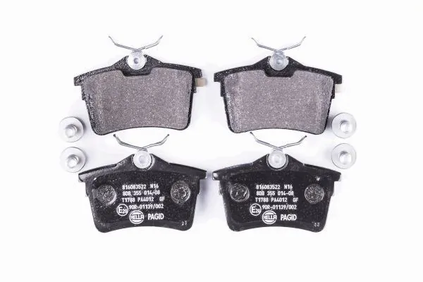 Купить 8DB355014081 HELLA Колодки тормозные задние, дисковые