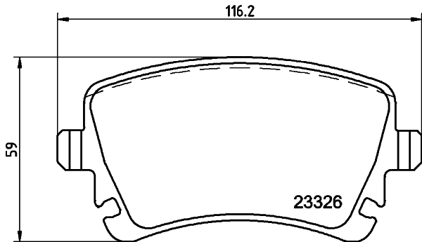 8DB355011531 HELLA Колодки тормозные дисковые комплект