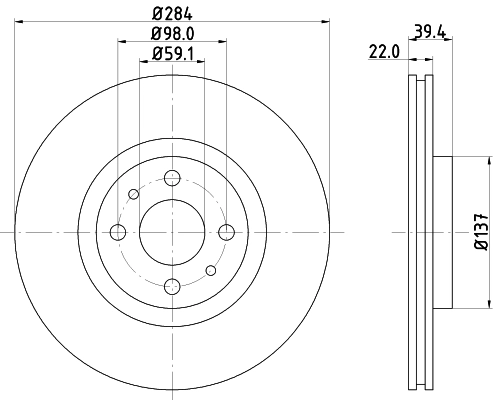 Передние тормозные диски 986478786 Bosch