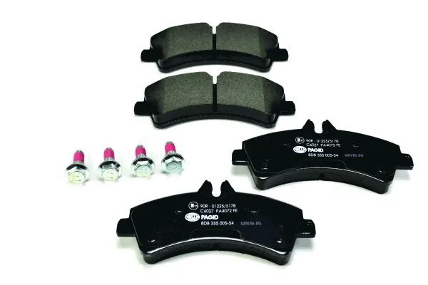 Купить 8DB355005541 HELLA Колодки тормозные задние, дисковые