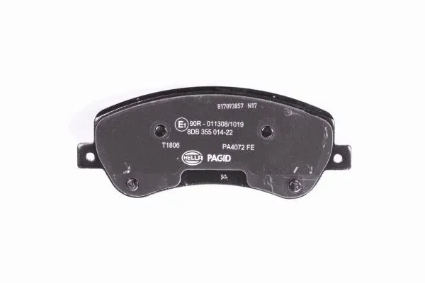 Передние тормозные колодки 8DB355014221 HELLA