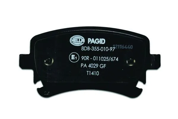Задние дисковые колодки HELLA 8DB355010971