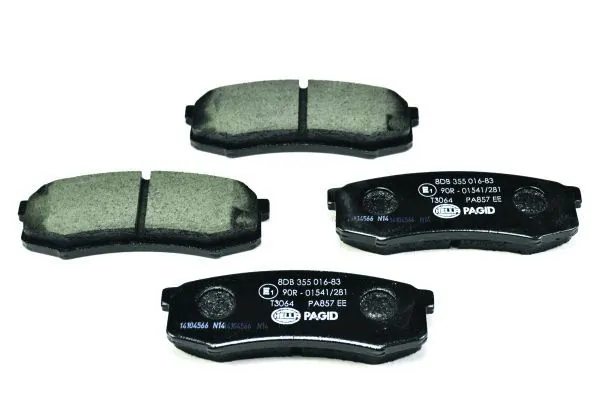 Задние дисковые колодки HELLA 8DB355016831