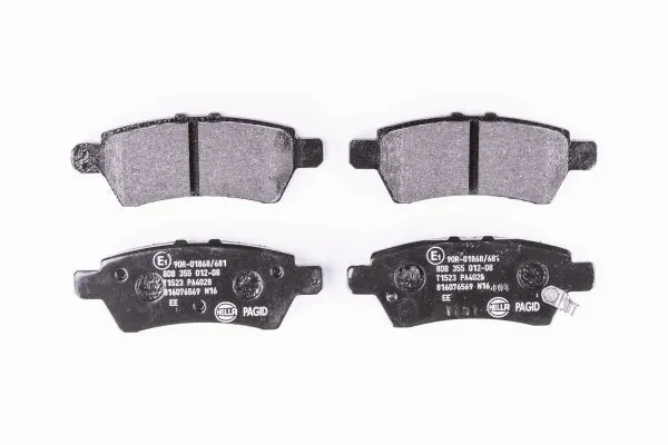 Задние дисковые колодки HELLA 8DB355012081