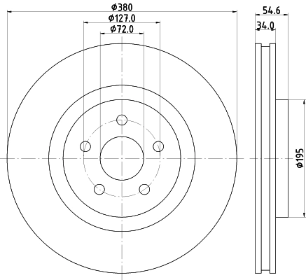 Тормоз дисковый передний ABS 18867 цена, от 142.17 USD