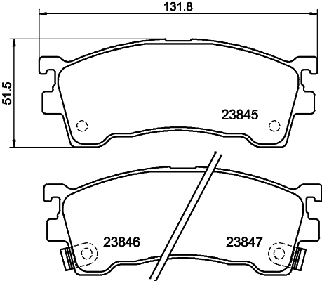 8DB355006621 HELLA Колодки передние