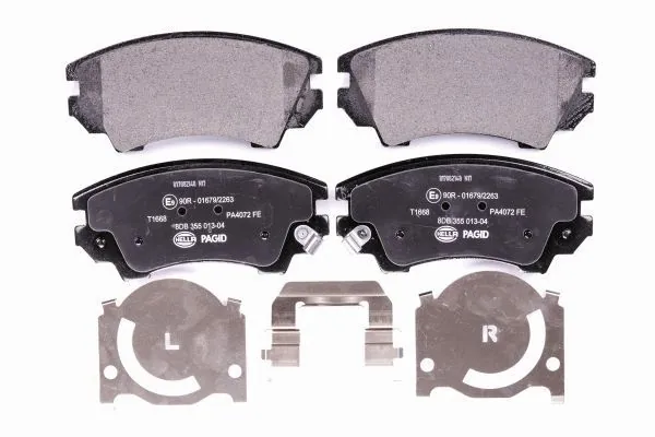 Купить 8DB355013041 HELLA Колодки тормозные