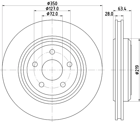 Задний тормозной диск Power Stop AR83079 цена, от 86.16 USD
