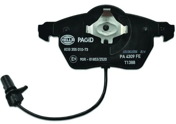 Купить 8DB355010731 HELLA Колодки тормозные