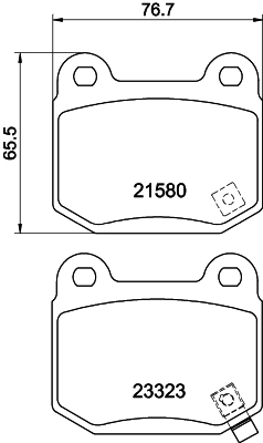 Задние тормозные колодки 44060CD094 Renault (RVI)