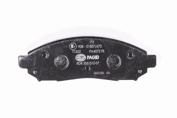 Купить 8DB355012071 HELLA Колодки тормозные