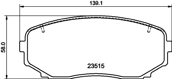 Купить 8DB355032941 HELLA Колодки тормозные