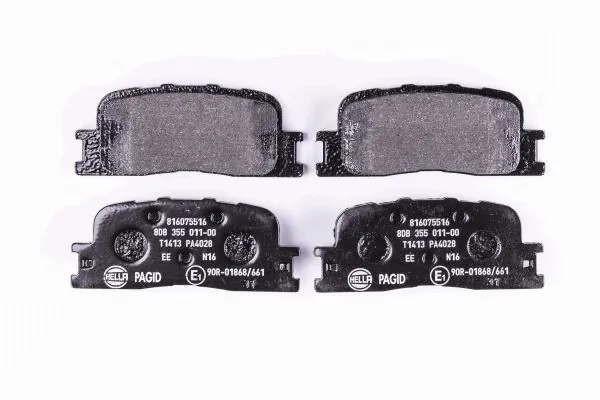 Купить 8DB355011001 HELLA Колодки тормозные задние, дисковые