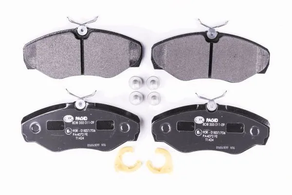 Купить 8DB355011091 HELLA Колодки тормозные