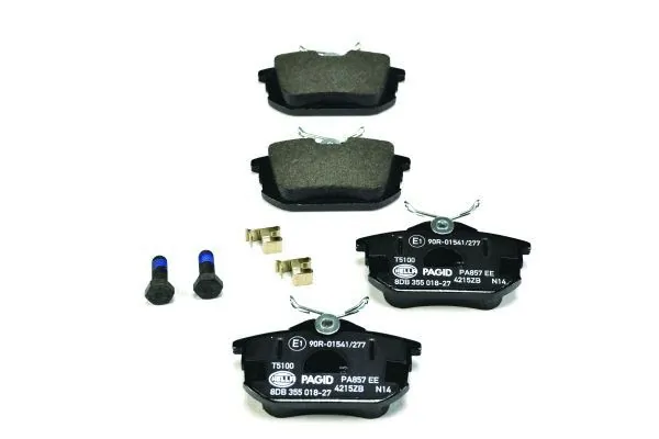 Купить 8DB355018271 HELLA Колодки тормозные задние, дисковые