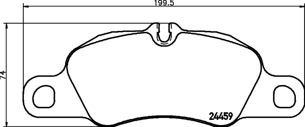 8DB355013801 HELLA Колодки передние