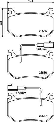 Задние тормозные колодки 162043 Power Stop
