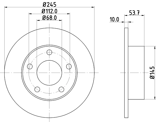 Тормозные диски 8908311 Brembo