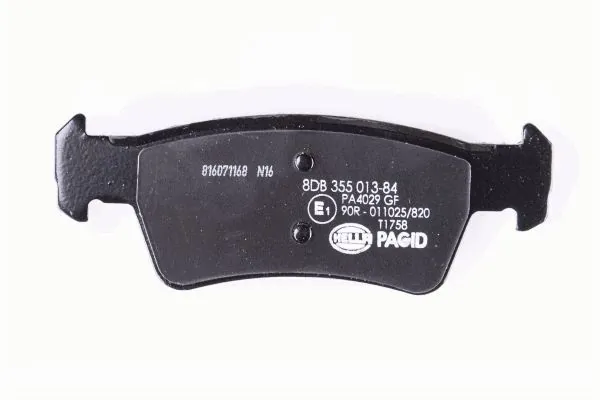 Купить 8DB355013841 HELLA Колодки тормозные задние, дисковые