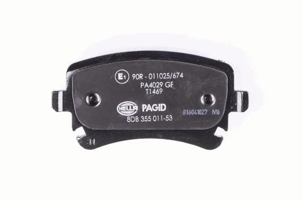 Купить 8DB355011531 HELLA Колодки тормозные задние, дисковые