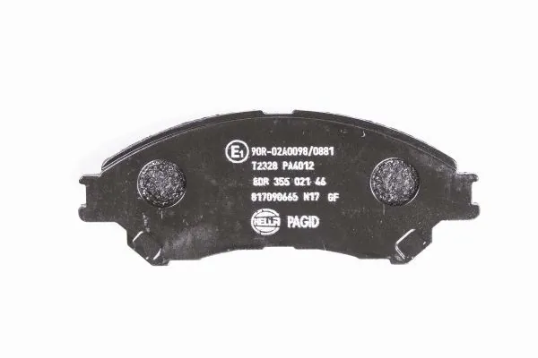 Купить 8DB355021461 HELLA Колодки тормозные