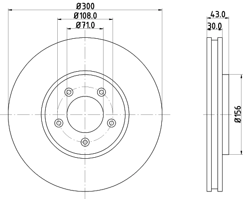 Передние тормозные диски GD950 EBC Brakes
