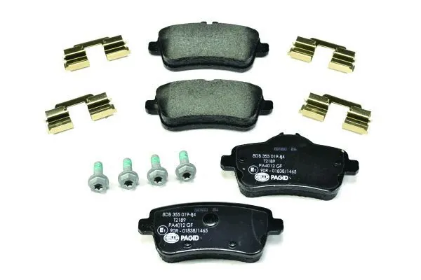 Купить 8DB355019841 HELLA Колодки тормозные задние, дисковые
