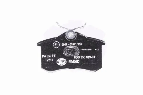 Задние дисковые колодки HELLA 8DB355019911