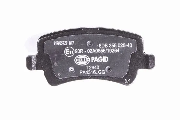 Задние тормозные колодки 8DB355025401 HELLA
