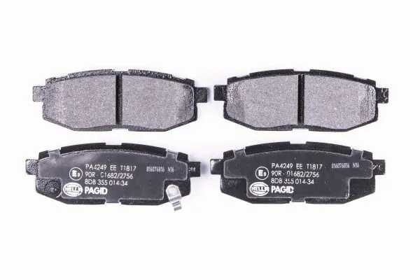 Задние дисковые колодки HELLA 8DB355014341