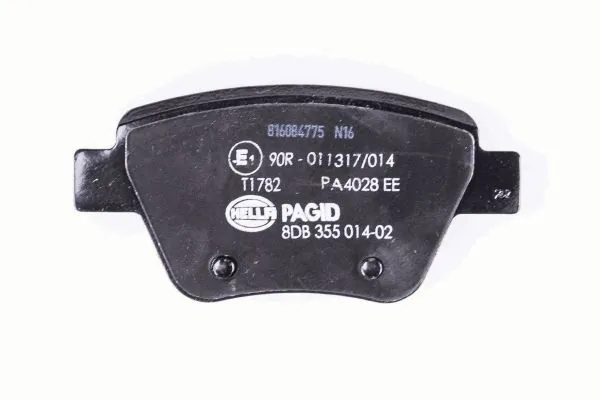 Купить 8DB355014021 HELLA Колодки тормозные задние, дисковые