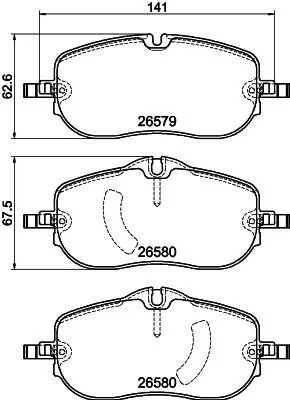 Колодки Mercedes A000420300364 цена, от 64.69 USD