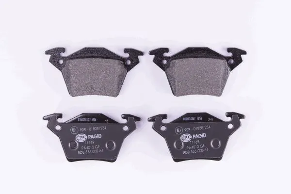 Купить 8DB355008641 HELLA Колодки тормозные задние, дисковые