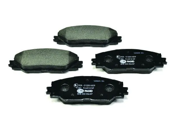Купить 8DB355006871 HELLA Колодки тормозные