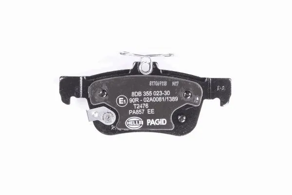 Купить 8DB355023301 HELLA Колодки тормозные задние, дисковые