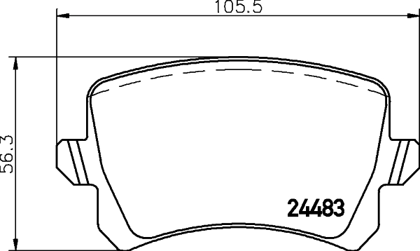 Колодки дисковые  HELLA 8DB355025331 цена, от 34.56 USD