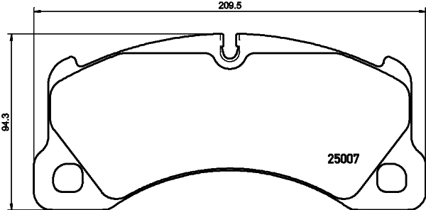 8DB355015801 HELLA Колодки передние