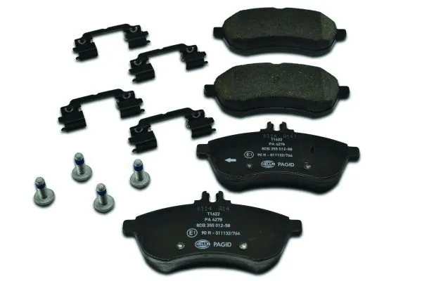 Тормозные колодки HELLA 8DB355012581