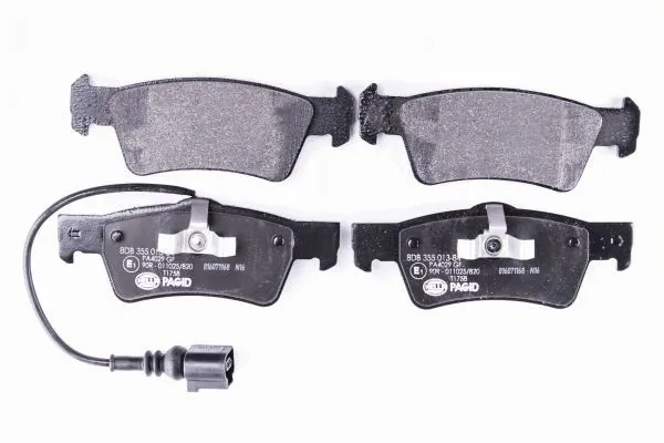 Задние тормозные колодки 8DB355013841 HELLA